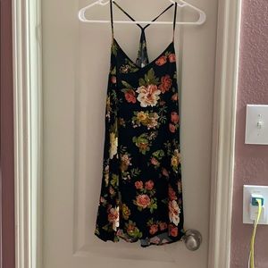 Black floral dress 👗